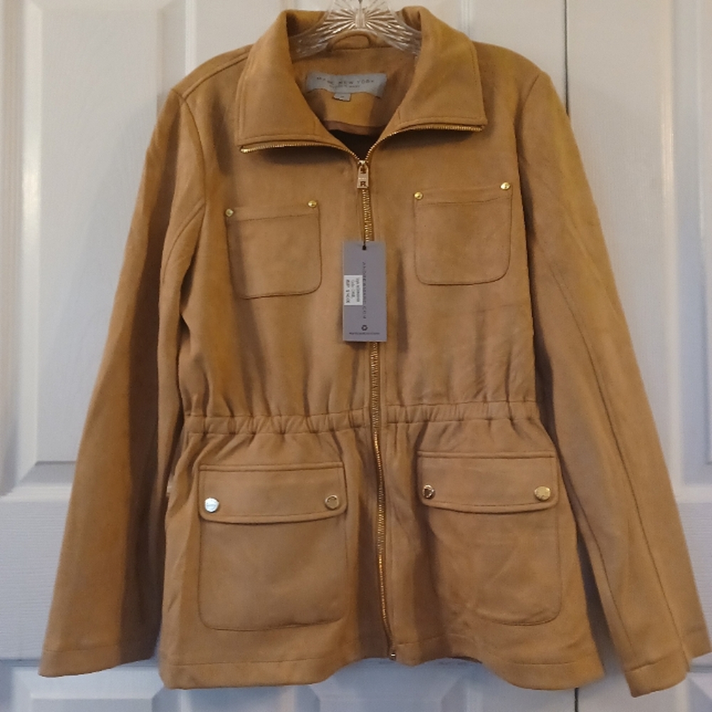 Marc New York ladies Faux suede jacket. Nwt